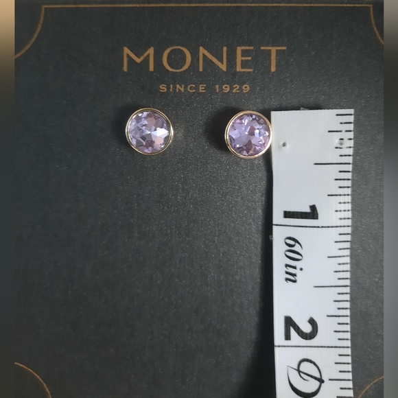 Monet Mother's Day Multi-Colored Flower Gold Tone Necklace Earring Gift Box Set - Picture 11 of 14